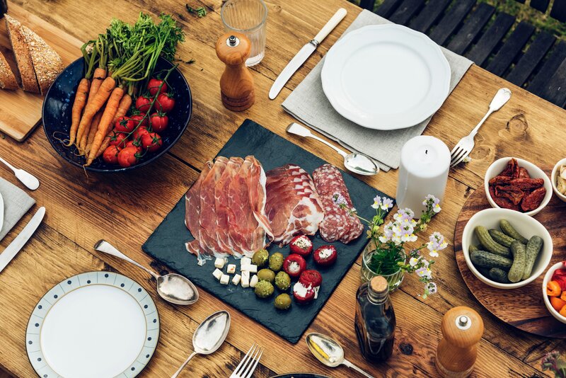 Charcuterie Board on Table