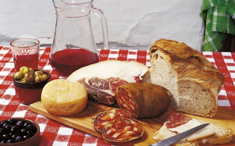 Charcuterie Board with Bread