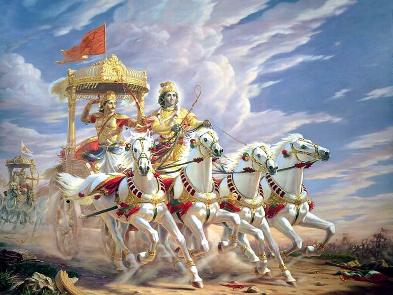 Chariot with White Horses