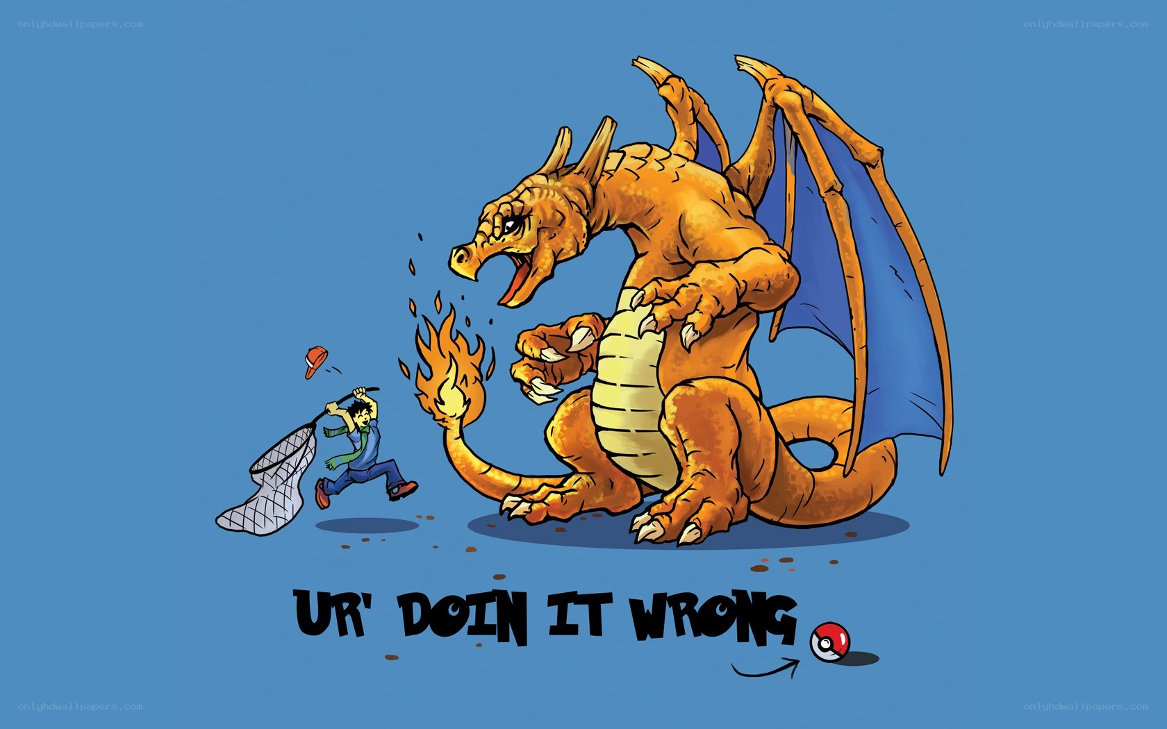 Charizard and the Pokéball