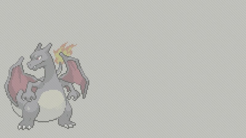Charizard Character — Gray