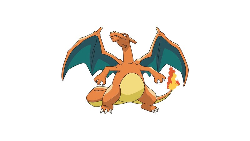 Charizard Dragon — Orange, Confident