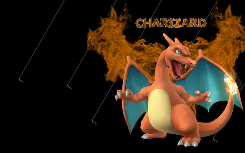 Charizard Dragon — Orange, Dramatic, 3d Render