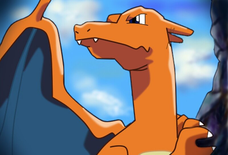 Charizard Dragon — Orange, Dramatic, Afternoon