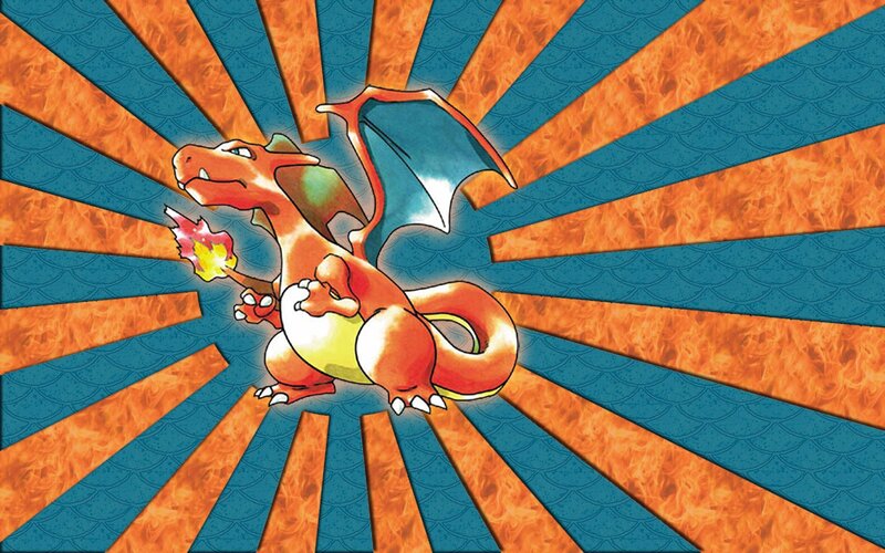 Charizard Dragon — Orange, Dramatic, Manga