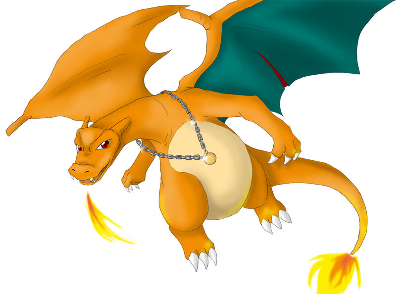 Charizard Dragon — Orange, Dynamic