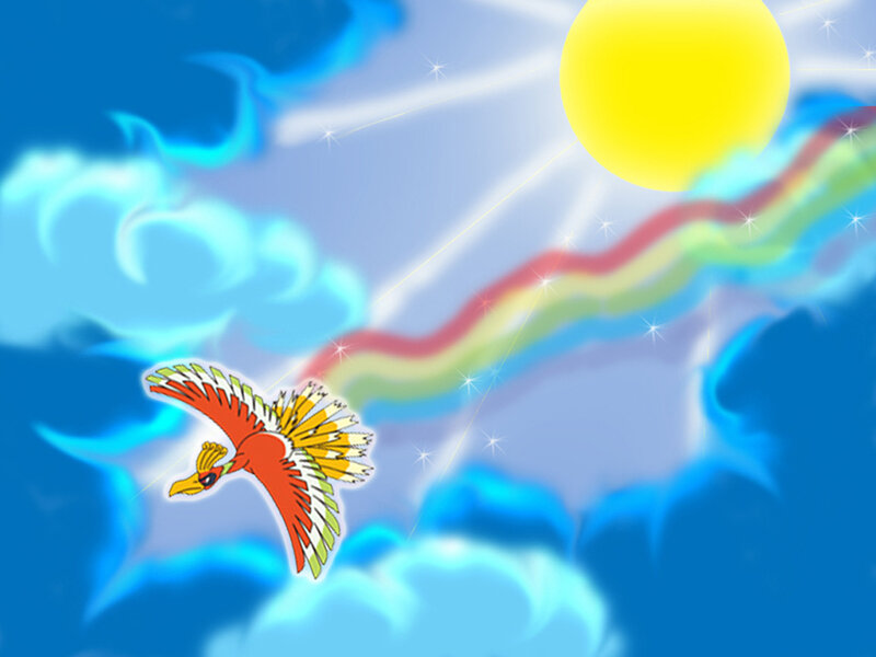 Charizard Flying in Sky