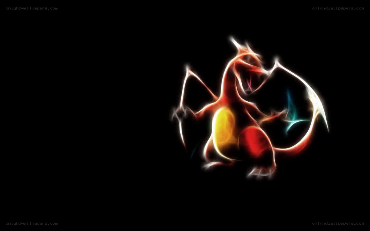 Charizard glowing art