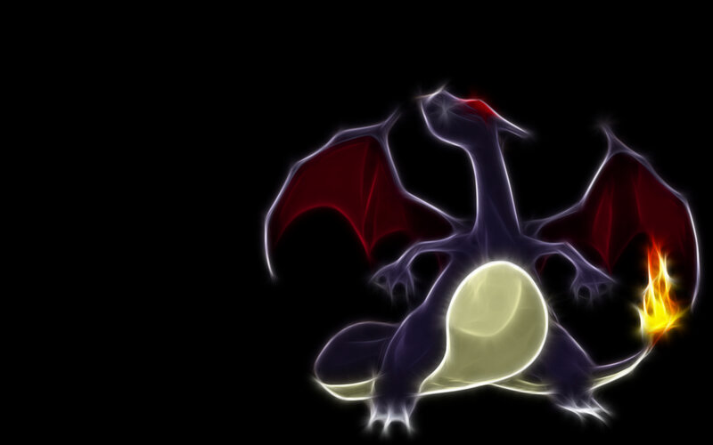 Charizard glowing artwork