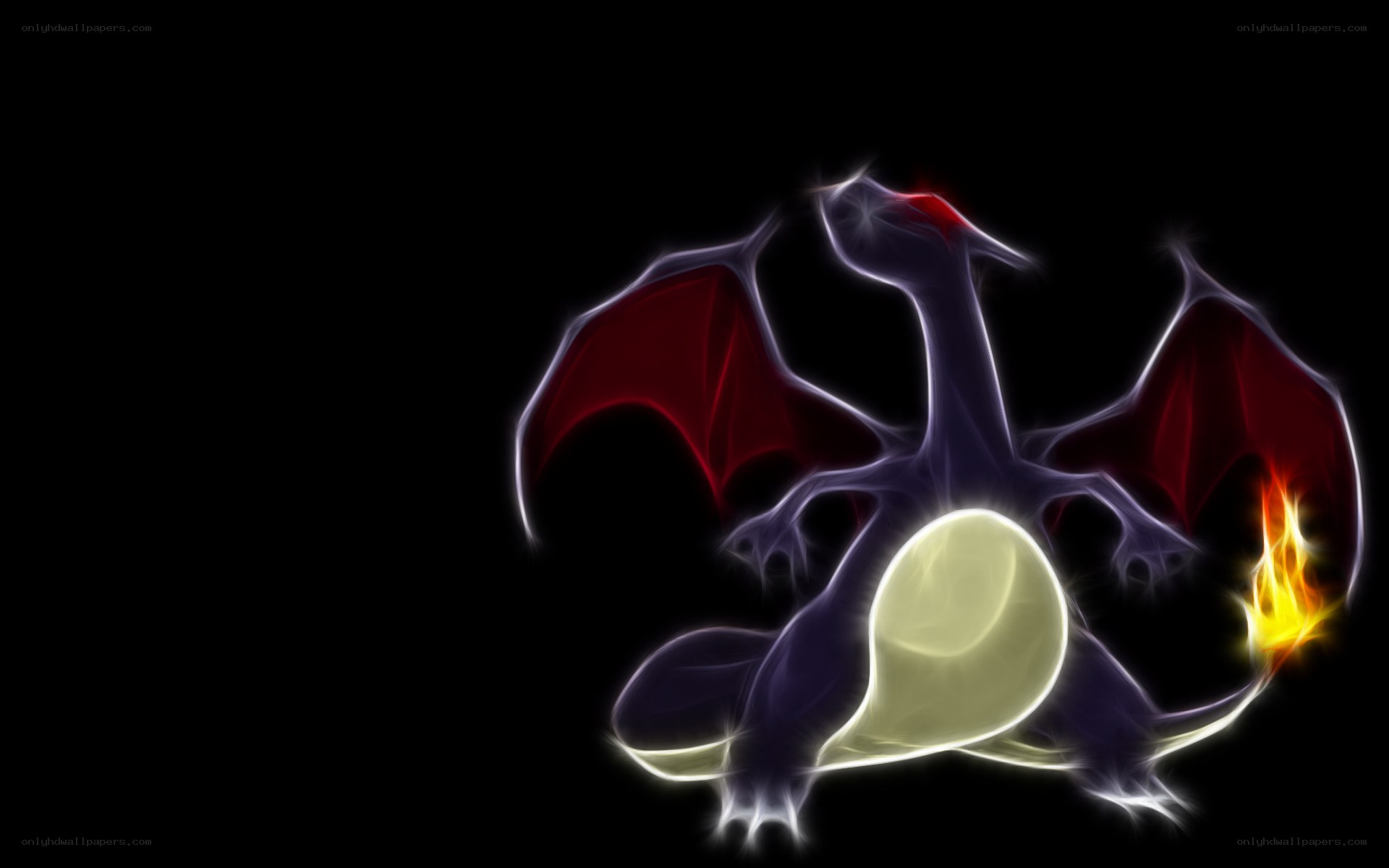 Charizard glowing artwork