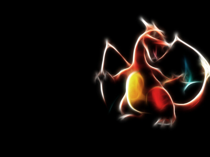 Charizard glowing artwork