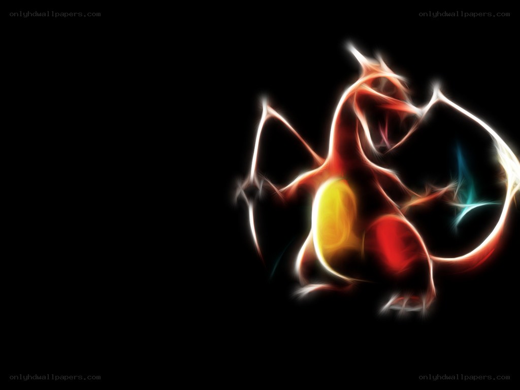 Charizard glowing artwork