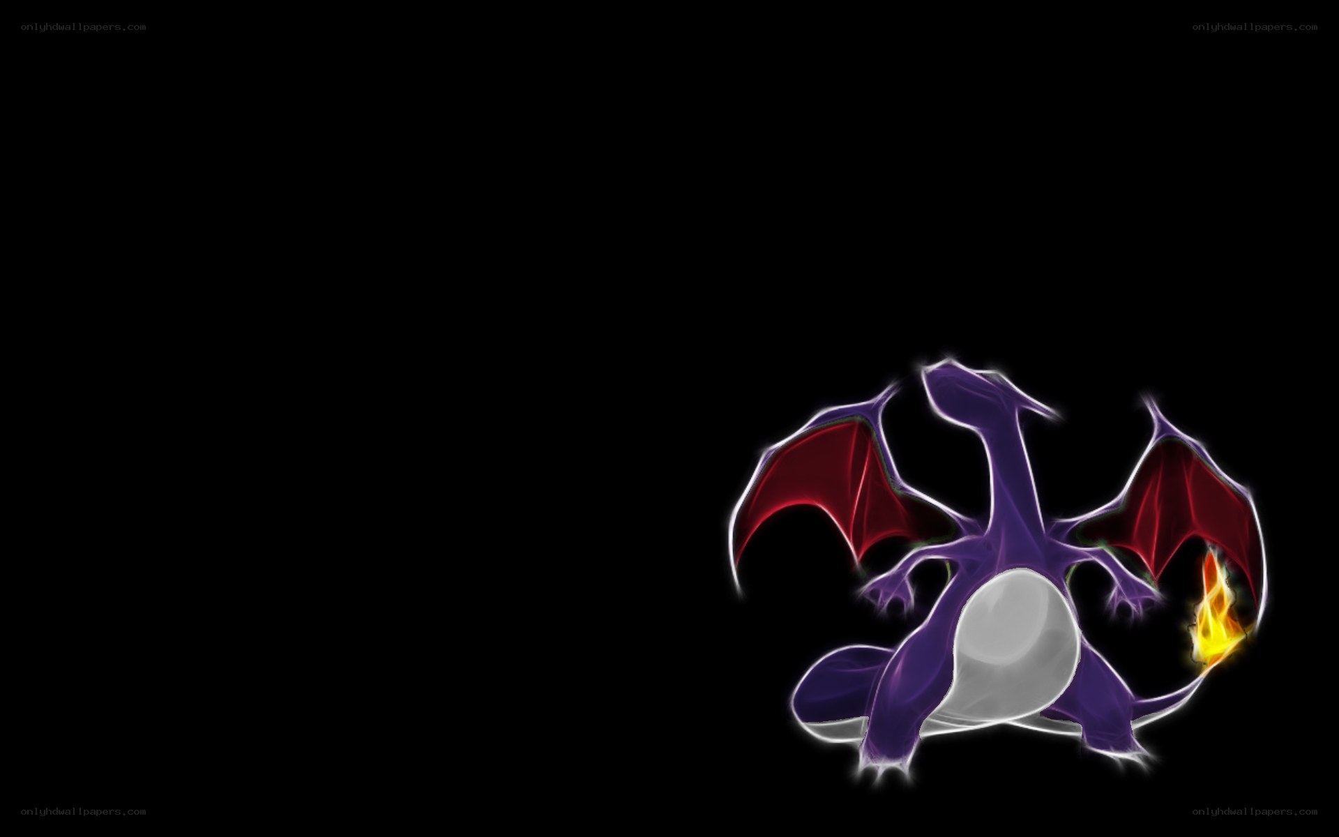Charizard glowing artwork