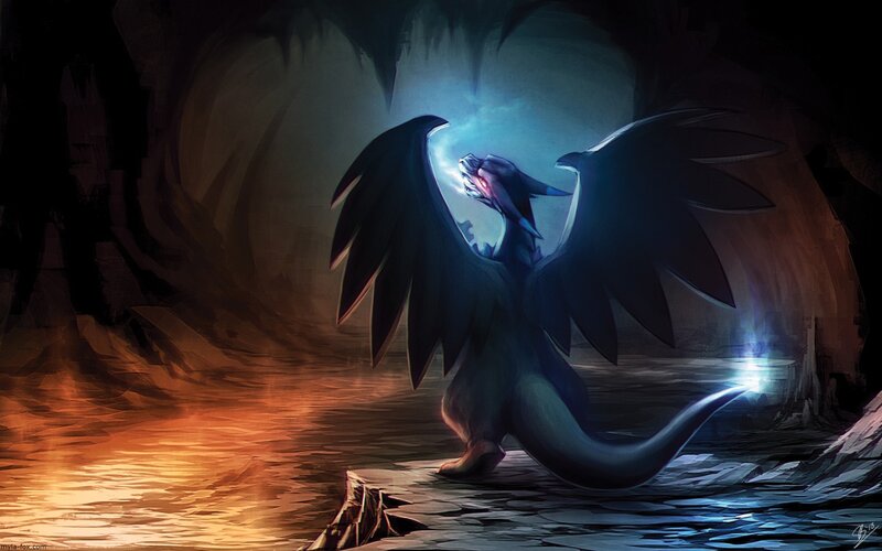 Charizard in Cave