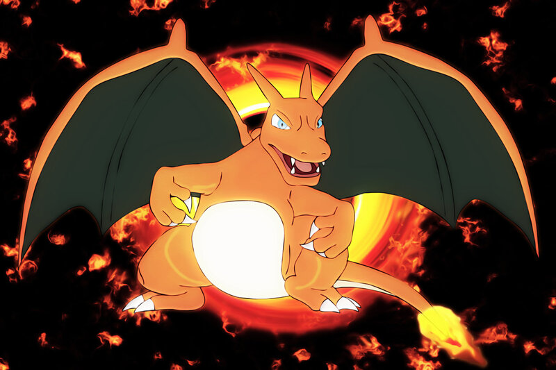 Charizard in Flames