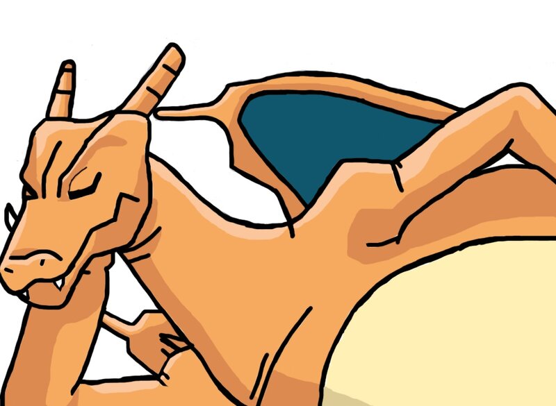 Charizard Making Hand Gesture
