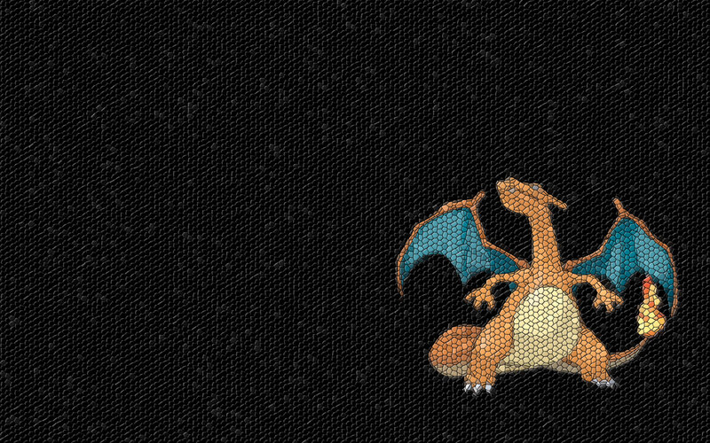 Charizard mosaic artwork