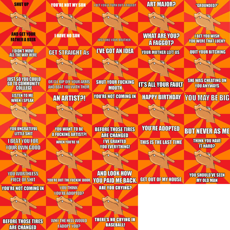 Charizard rage meme