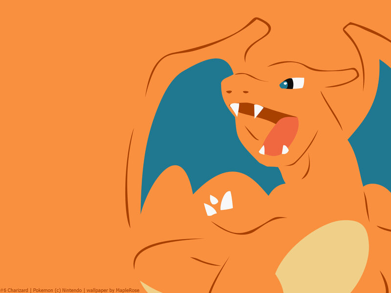 Charizard Roaring — Orange, Aggressive