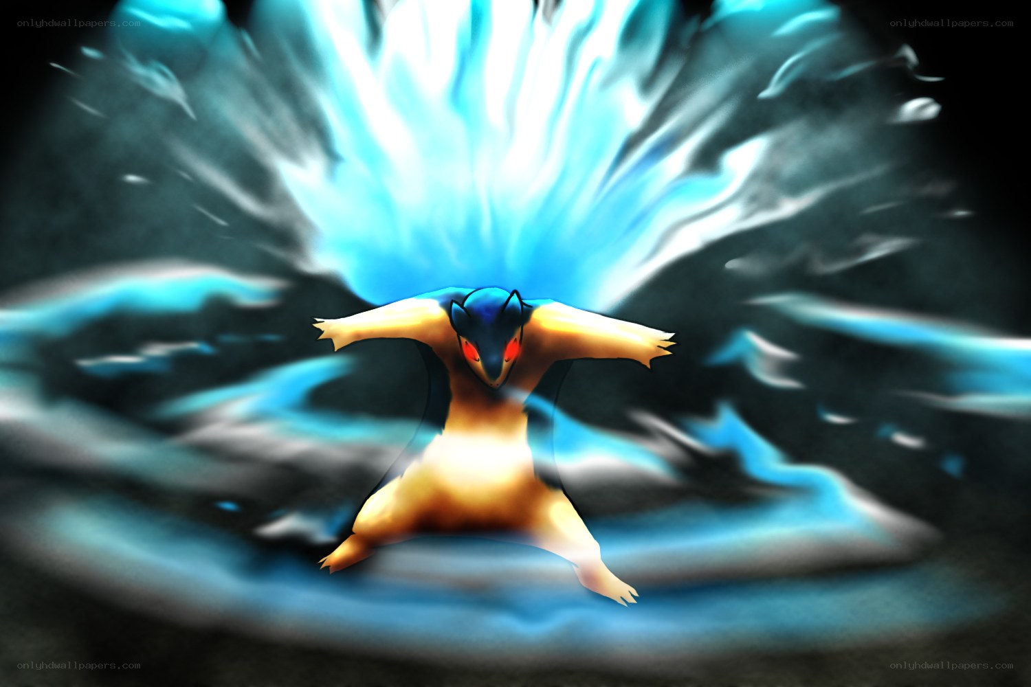 Charizard unleashing a powerful attack