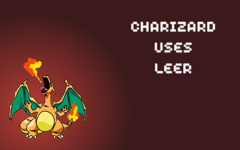 Charizard uses Leer