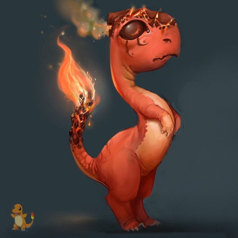 Charizard with Fire Tail