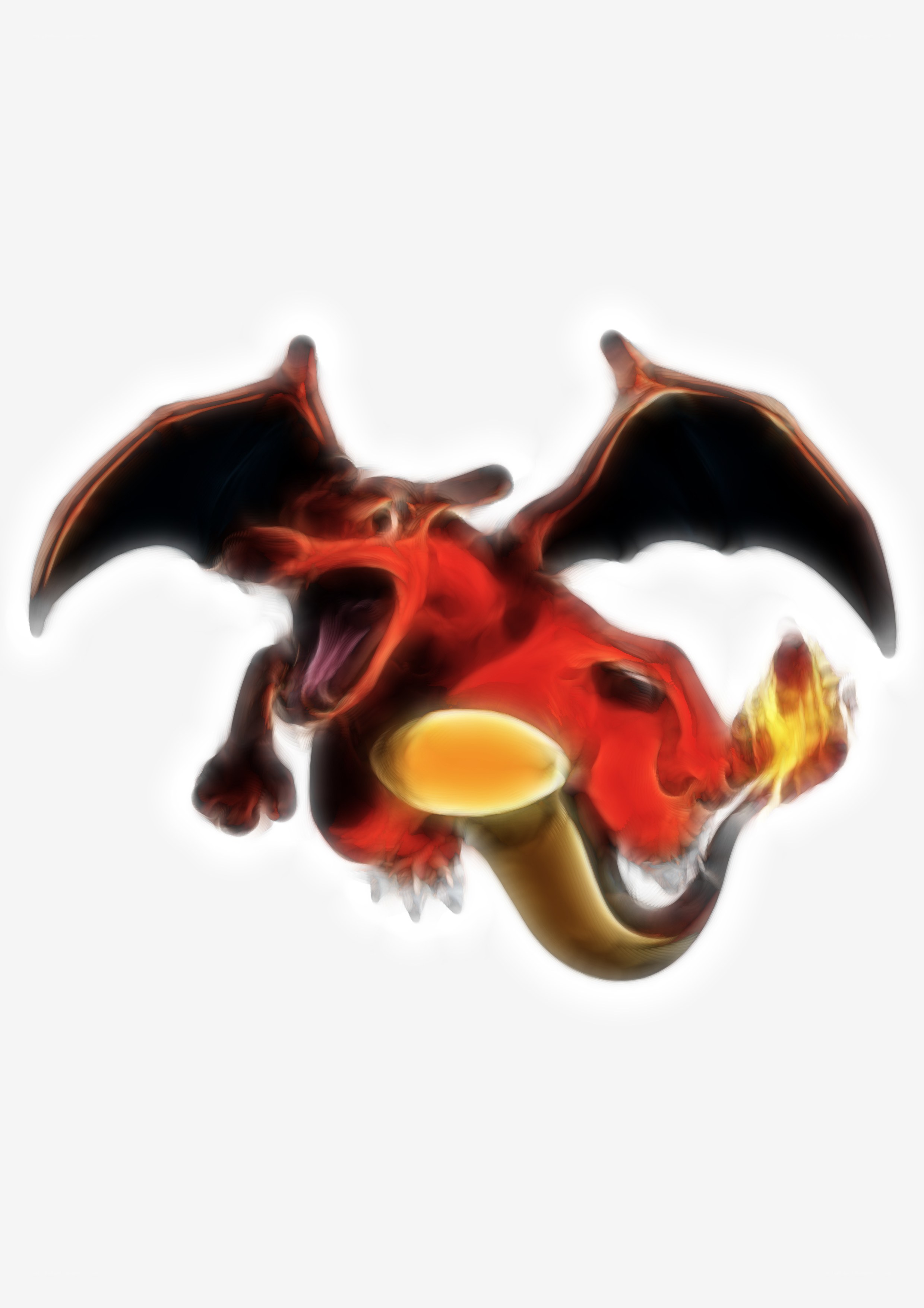 Charizard with saxophone