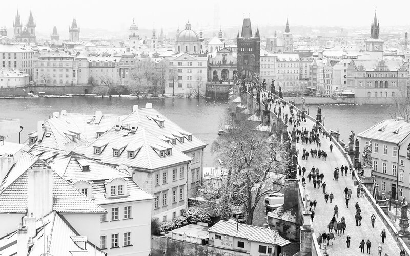 Charles Bridge in Winter