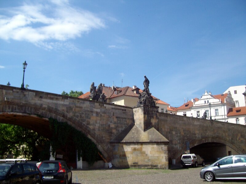 Charles Bridge Statues — Blue