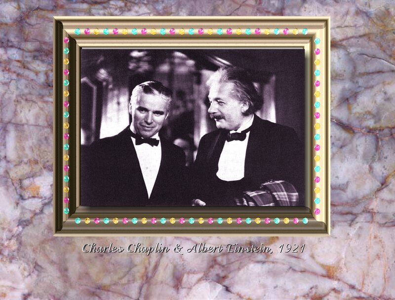 Charles Chaplin and Albert Einstein