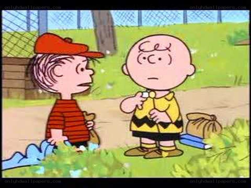 Charlie Brown and Linus talking