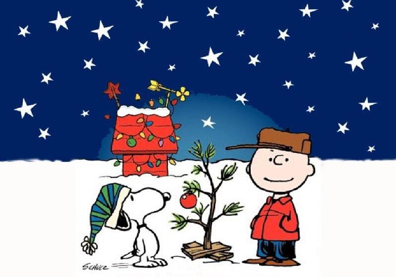 Charlie Brown and Snoopy — Blue, Peaceful