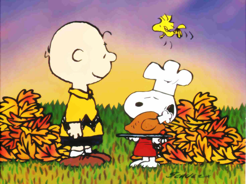 Charlie Brown and Snoopy — Yellow, Peaceful