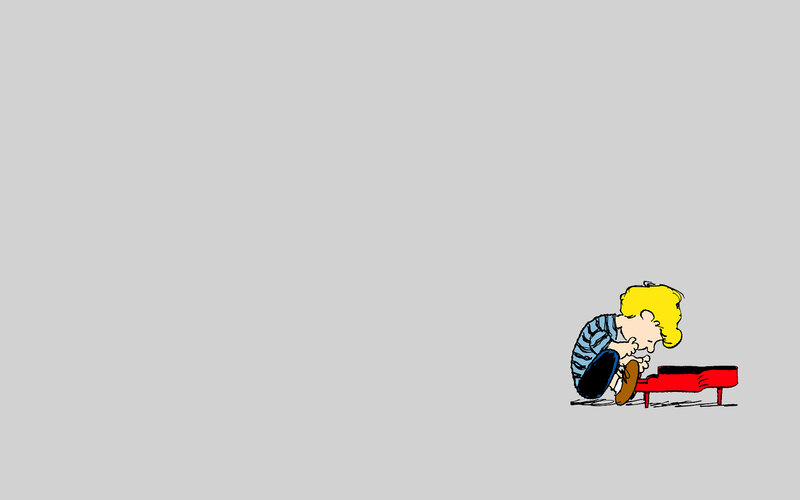 Charlie Brown at piano