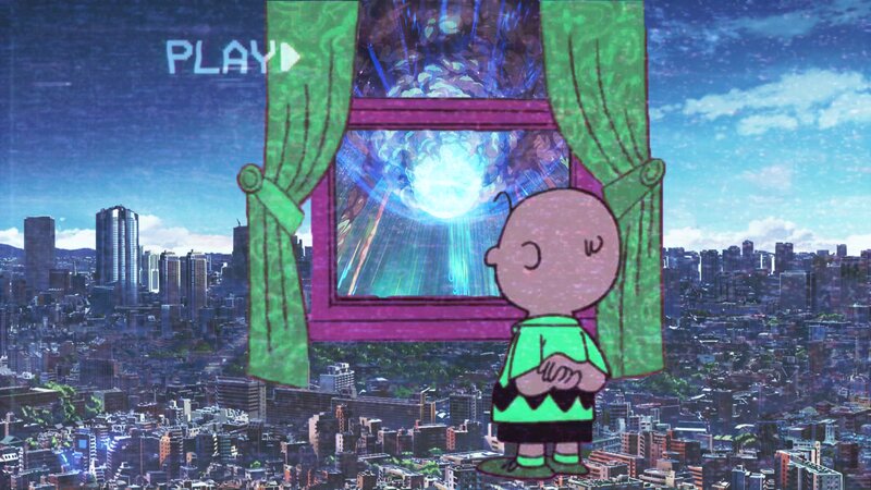 Charlie Brown at Window
