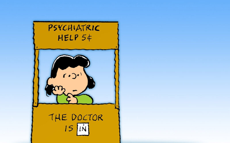 Charlie Brown in Booth