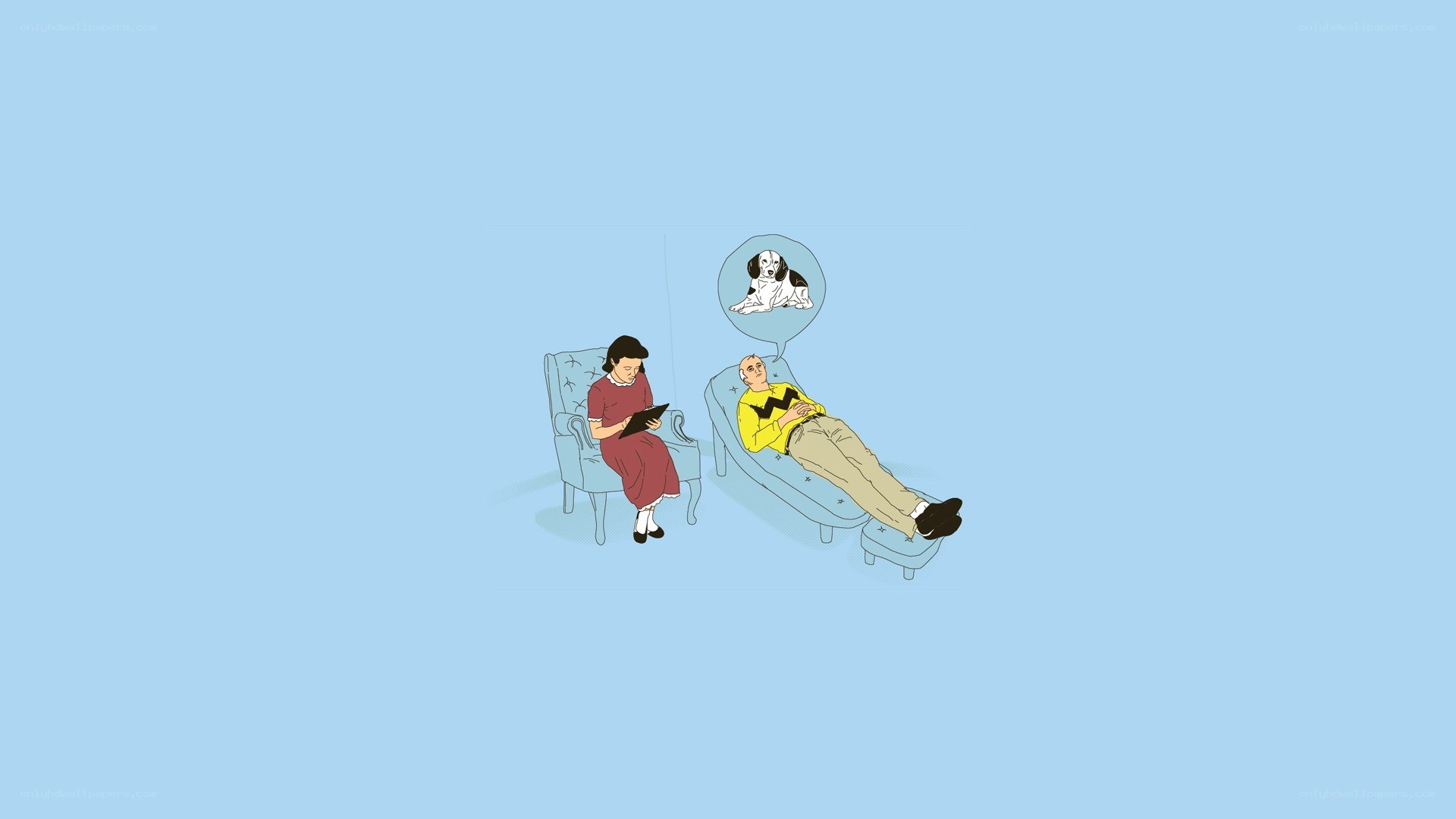 Charlie Brown in therapy