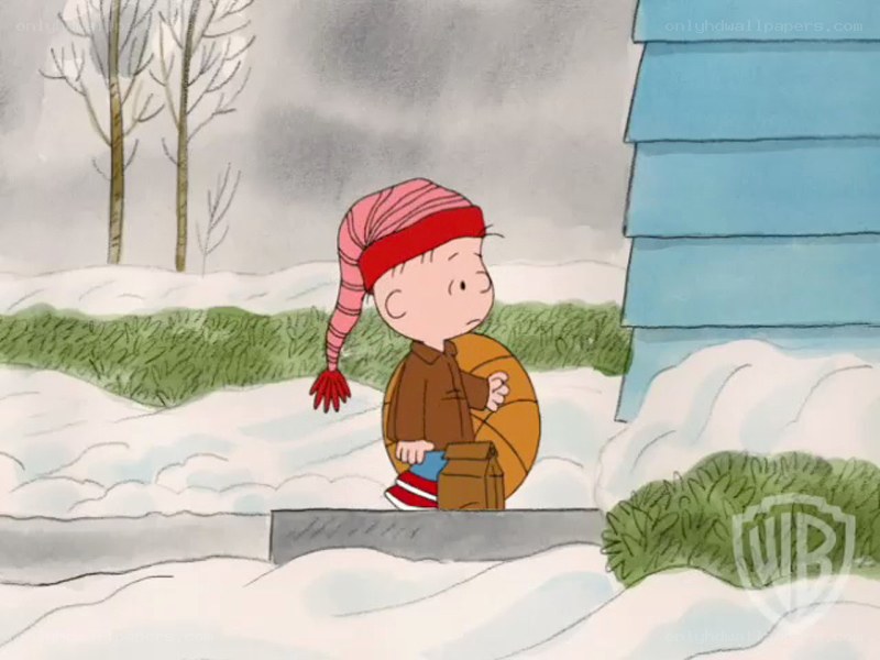 Charlie Brown in winter
