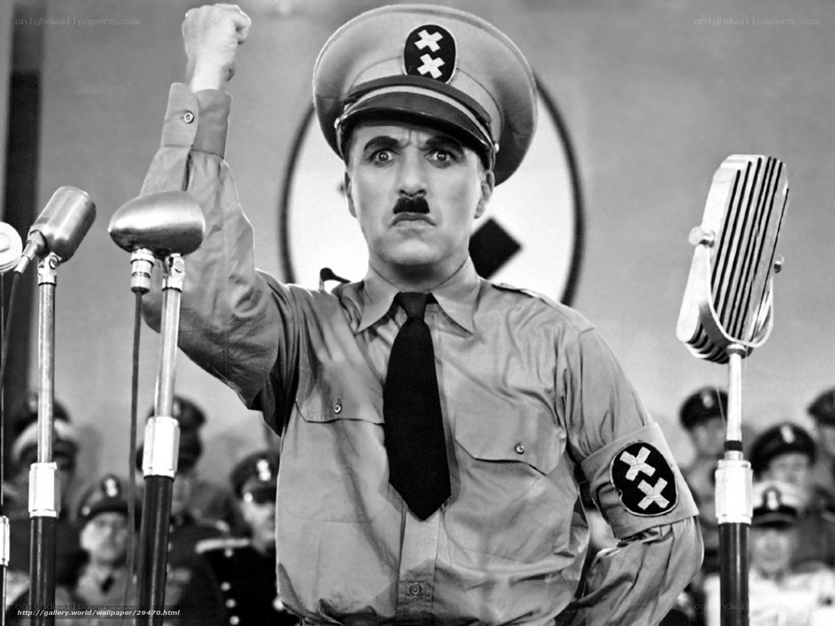 Charlie Chaplin as a dictator
