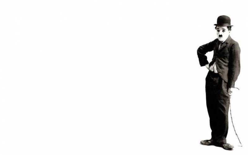 Charlie Chaplin Character — Black, Neutral