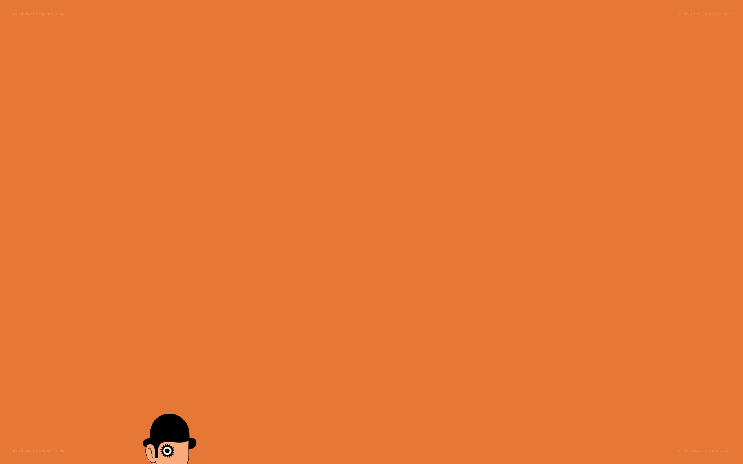 Charlie Chaplin character peeking