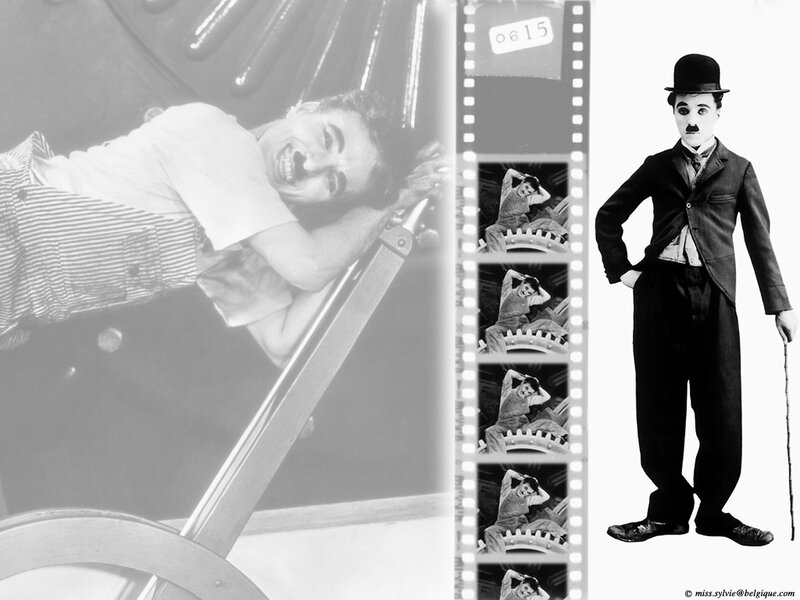 Charlie Chaplin film collage