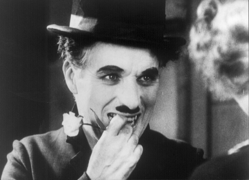 Charlie Chaplin in Black and White