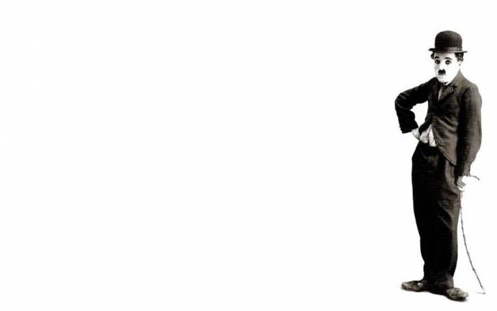 Charlie Chaplin in classic pose
