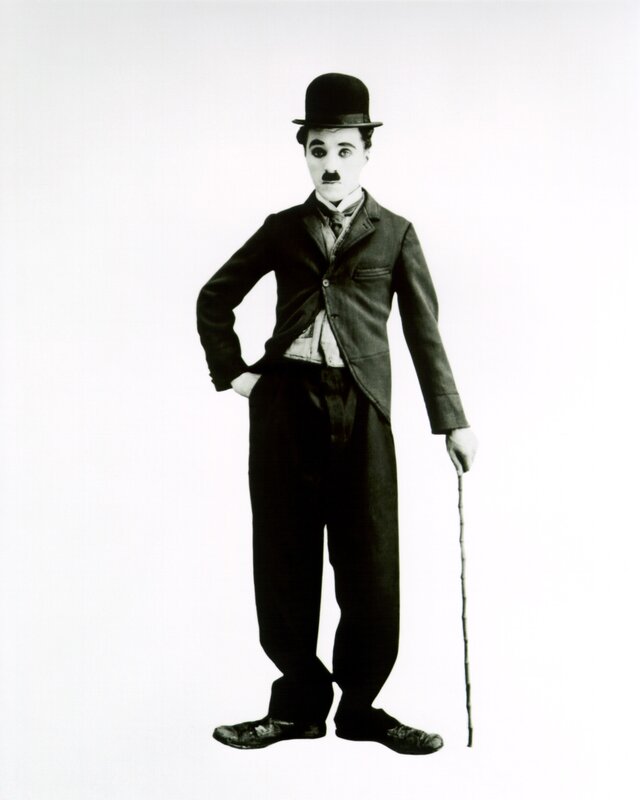 Charlie Chaplin in classic pose