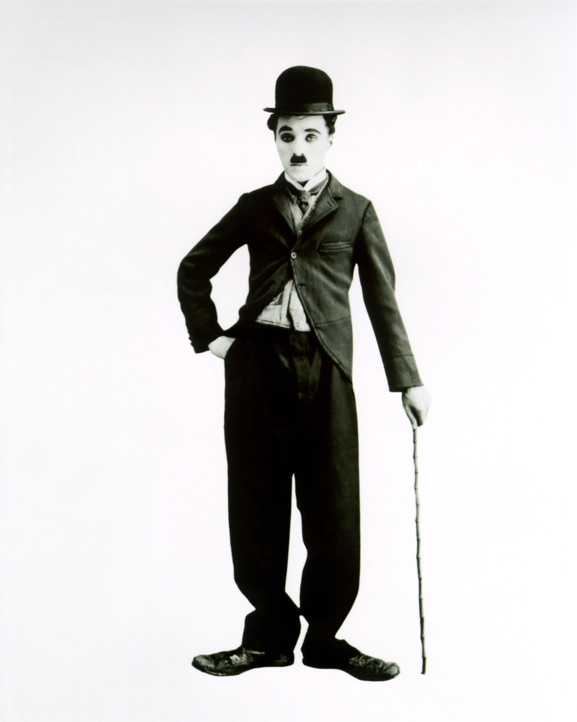 Charlie Chaplin in classic pose