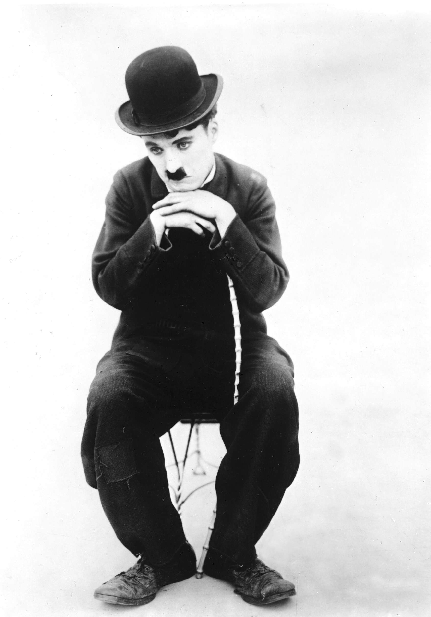 Charlie Chaplin in classic pose