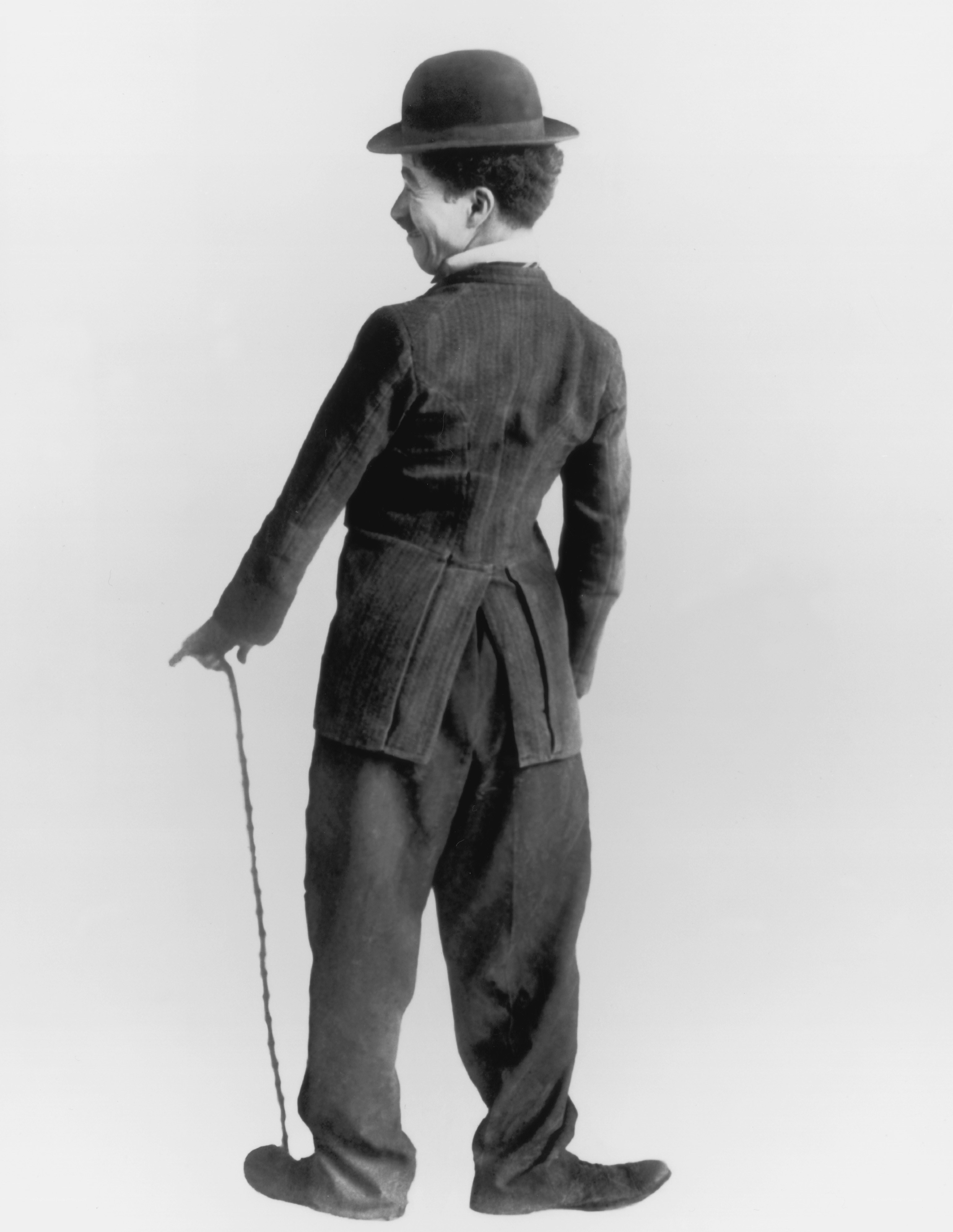 Charlie Chaplin in classic pose