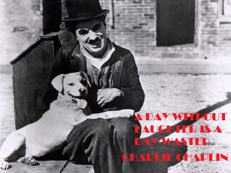 Charlie Chaplin with Dog