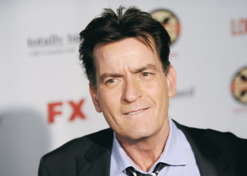 Charlie Sheen at event